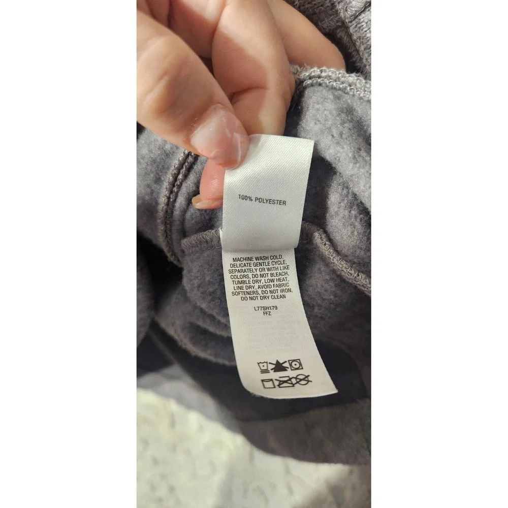 Cabelas Women's Fleece Snap Jacket Size Small Grey Neutral Warmth Outdoor Hiking